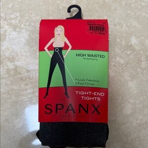 SPANX Black Tight-End Tights